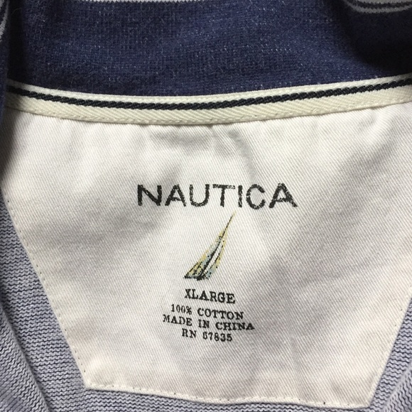 NAUTICA Quarter-Zip Cotton Sweater - Picture 2 of 3